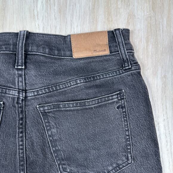 Madewell The Perfect Vintage Jean Black High Rise Straight Leg Classic Denim 27 - Picture 15 of 15